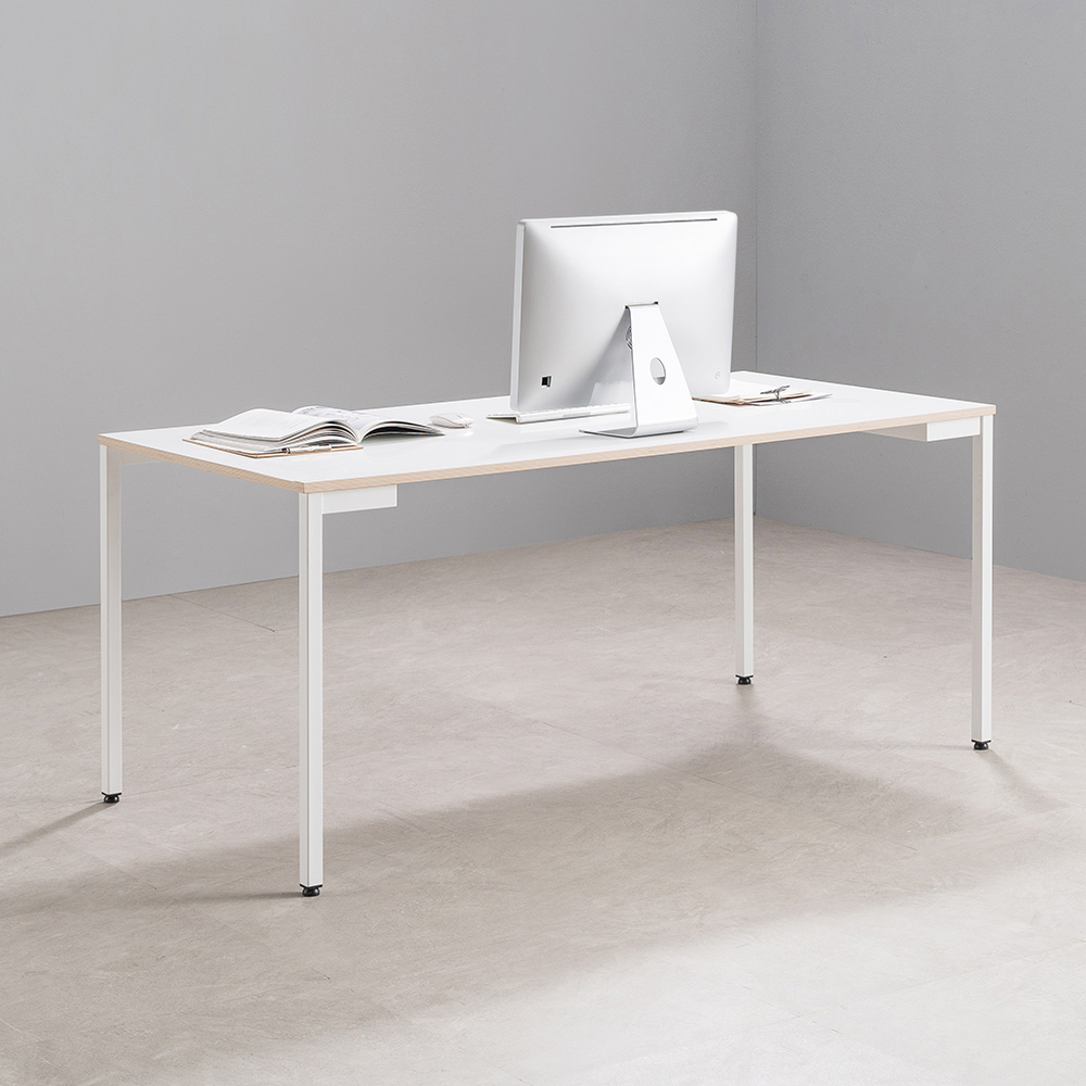 리시스커스텀 베이직 책상 1600x800mm, 화이트 - 상세 이미지 5