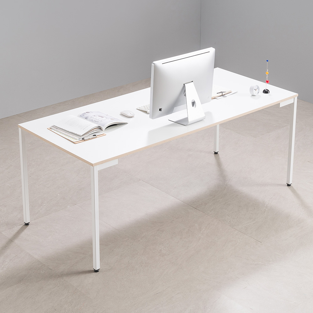 리시스커스텀 베이직 책상 1800x800mm, 화이트 - 상세 이미지 2
