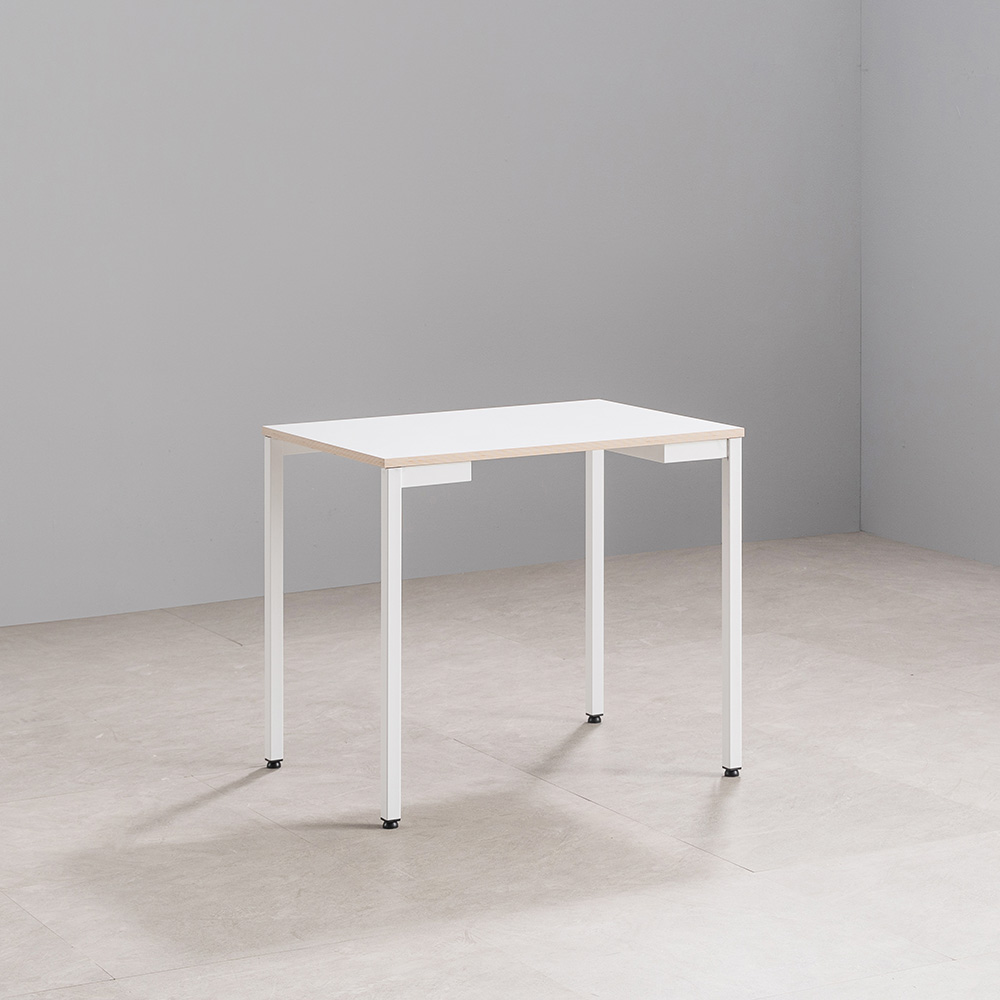 리시스커스텀 베이직 책상 800x600mm, 화이트 이미지 6