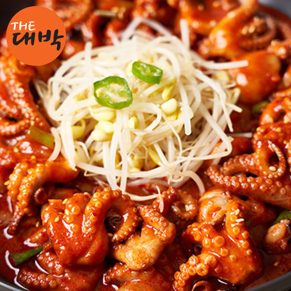 더대박 매운맛 쭈꾸미볶음 로제쭈꾸미 오징어 낙지볶음 떡볶이 김치찌개 2인분 밀키트