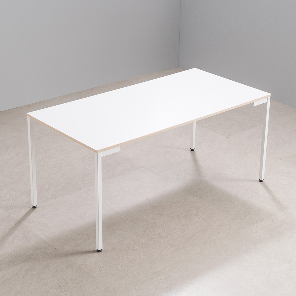 리시스커스텀 베이직 책상 1600x800mm, 화이트 - 상품 이미지