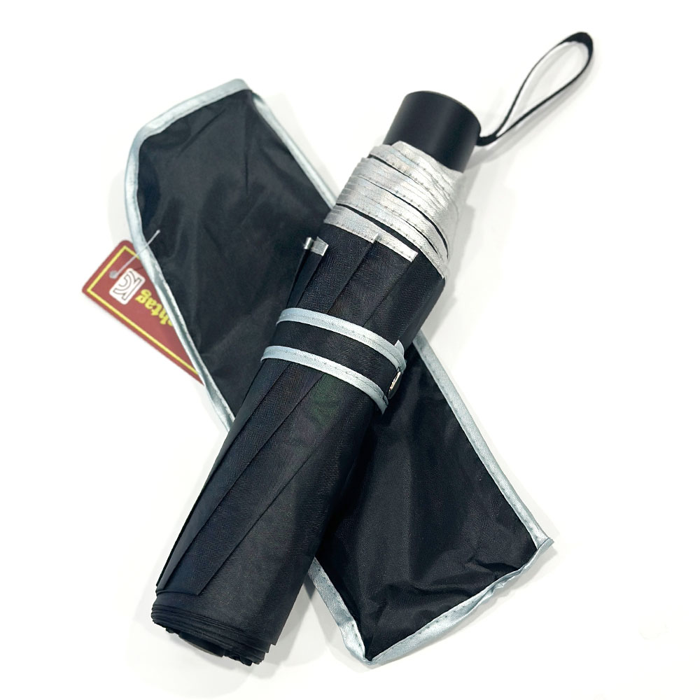 3단 수동 우산 단우산 접이식우산 실버 블랙 반전우산