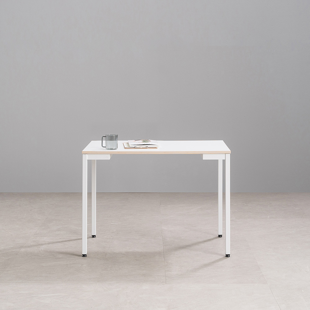 리시스커스텀 베이직 책상 1000x600mm, 화이트 - 상세 이미지 4