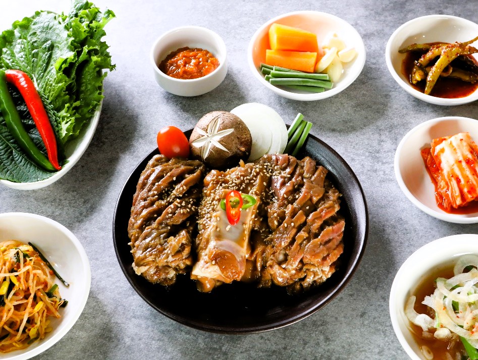 복순네고깃간 국내산 한돈 특제 인삼 양념 돼지갈비 1kg 이미지 3