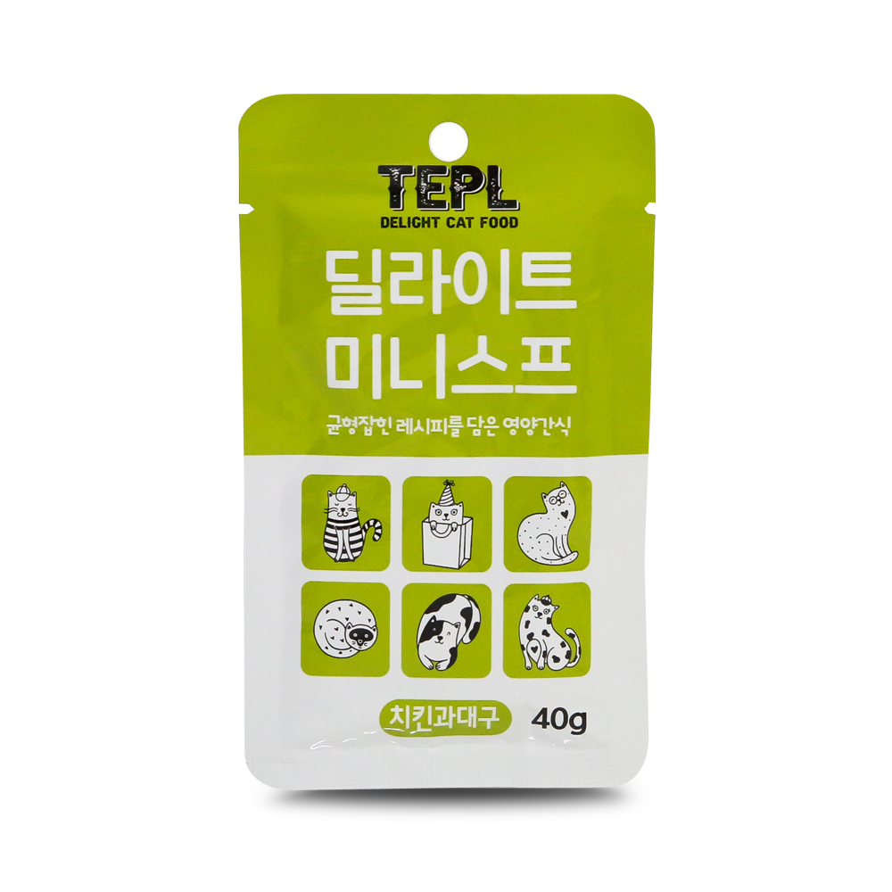 테플 딜라이트 미니스프 40g 치킨과 참치 고양이간식 이미지 4
