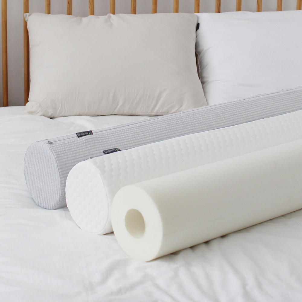 바디필로우 안고자는 긴베개 원형 쿨링 냉감 쿠션 베네폼