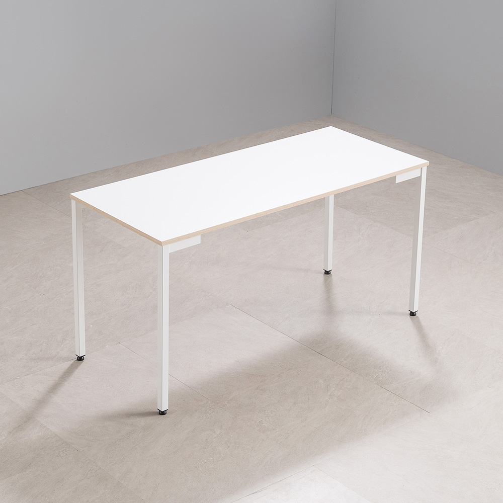 리시스커스텀 베이직 책상 1200x600mm, 화이트 - 상품 이미지