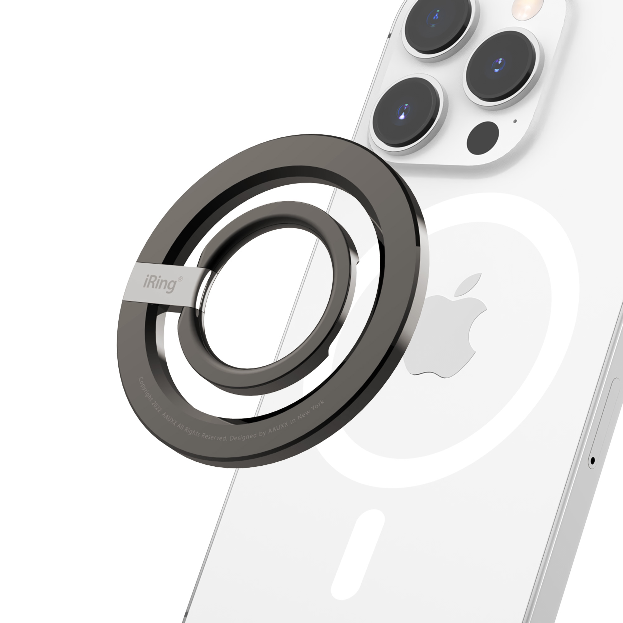 억스 아이링 M2 맥세이프 그립 톡 홀더 양면 자석 핸드폰 거치대