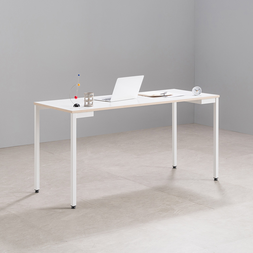 리시스커스텀 베이직 책상 1400x600mm, 화이트 - 상세 이미지 5