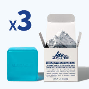 알래스카큐브 쿨링 퍼퓸 샤워바 목욕 비누 쿨비누 시트러스베르가못향, 14... 솔직 후기 | 피부 타입별 분석 - 상품 이미지 1