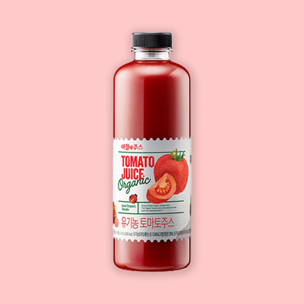 서울우유 아침에주스 유기농 토마토900mL 1개 비타민이 풍부한과일쥬스 - 메인 이미지