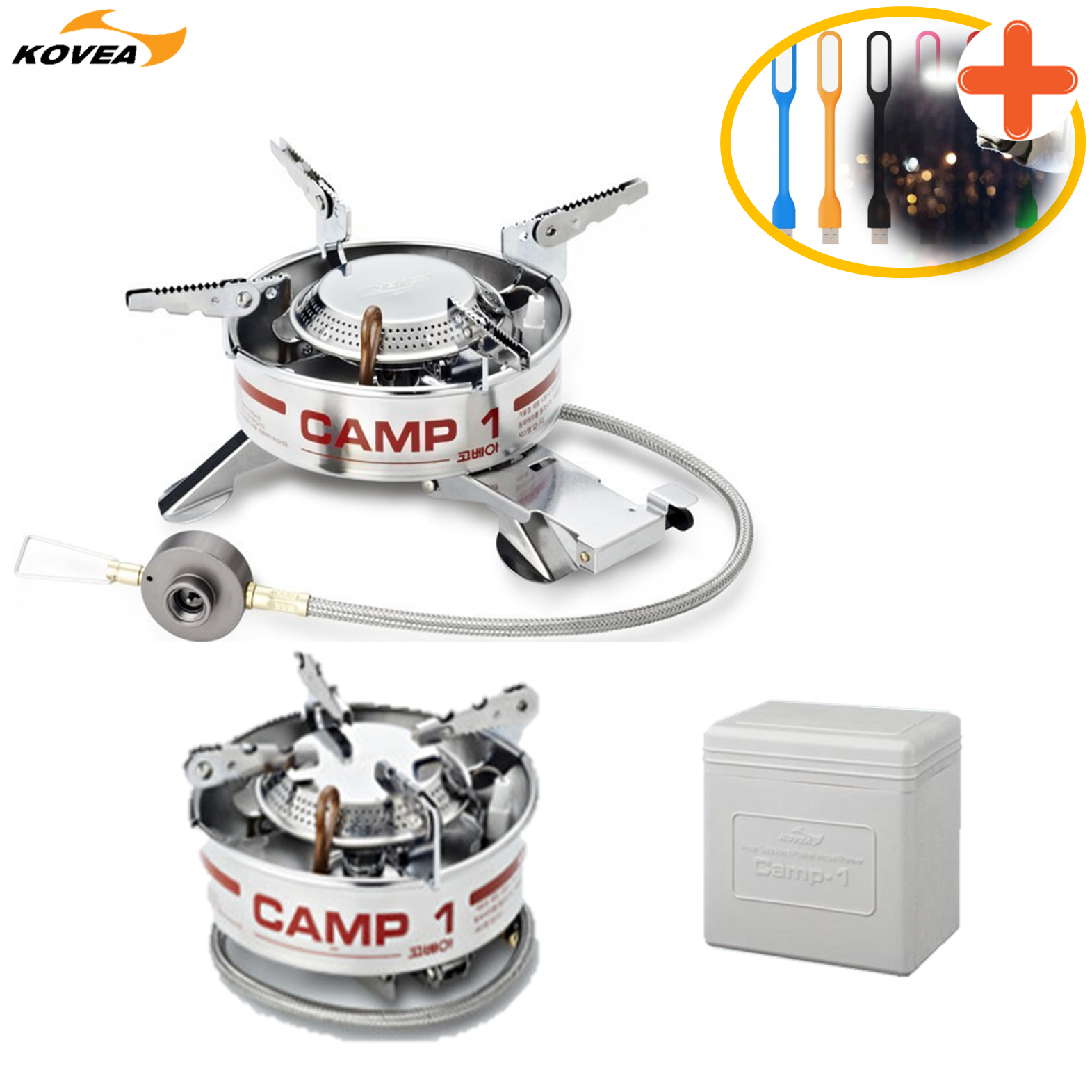 코베아 캠프1 캠프원 버너 이소 가스 스토브 기본