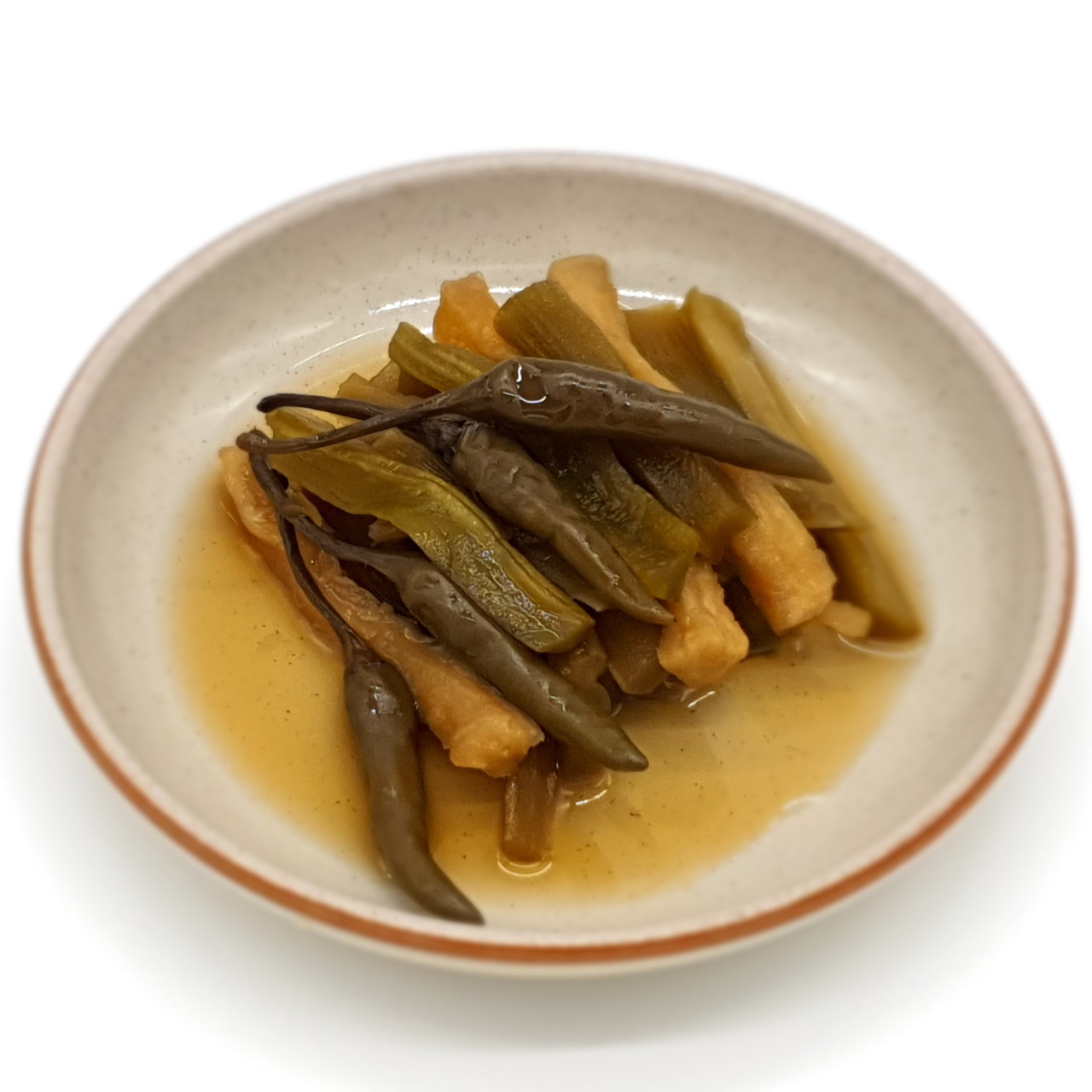 월정식품점 상추대 줄기상추 무말랭이 고추짱아찌  궁채장아찌500g - 상세 이미지 5