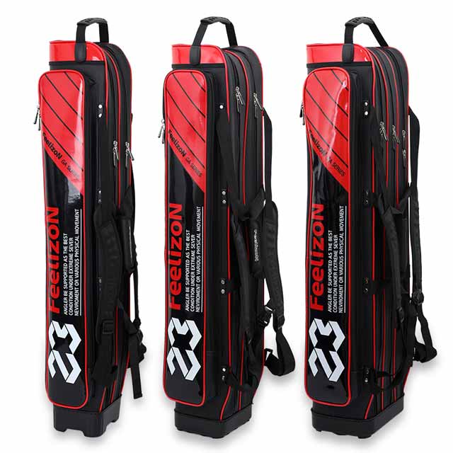 필라이존 민물 낚시 가방 4단(블랙)