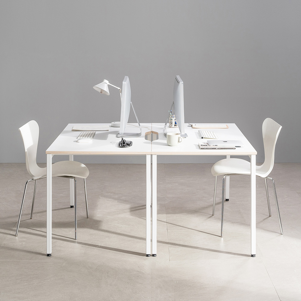 리시스커스텀 베이직 책상 1400x800mm, 화이트