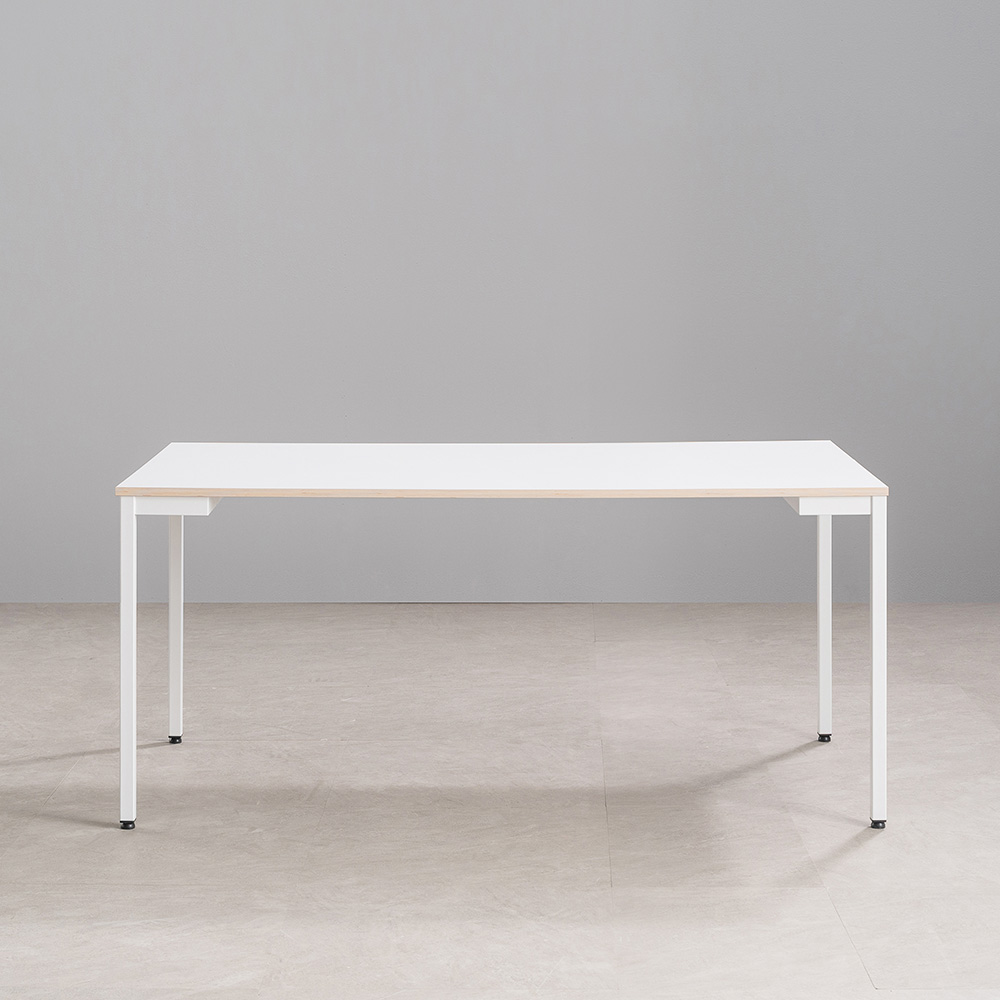 리시스커스텀 베이직 책상 1600x800mm, 화이트 - 상세 이미지 4