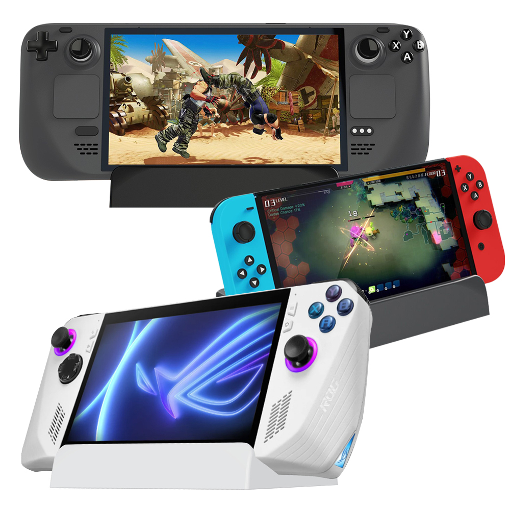 스팀덱 거치대 독 3단 각도조절 닌텐도스위치 ROG ALLY 호환