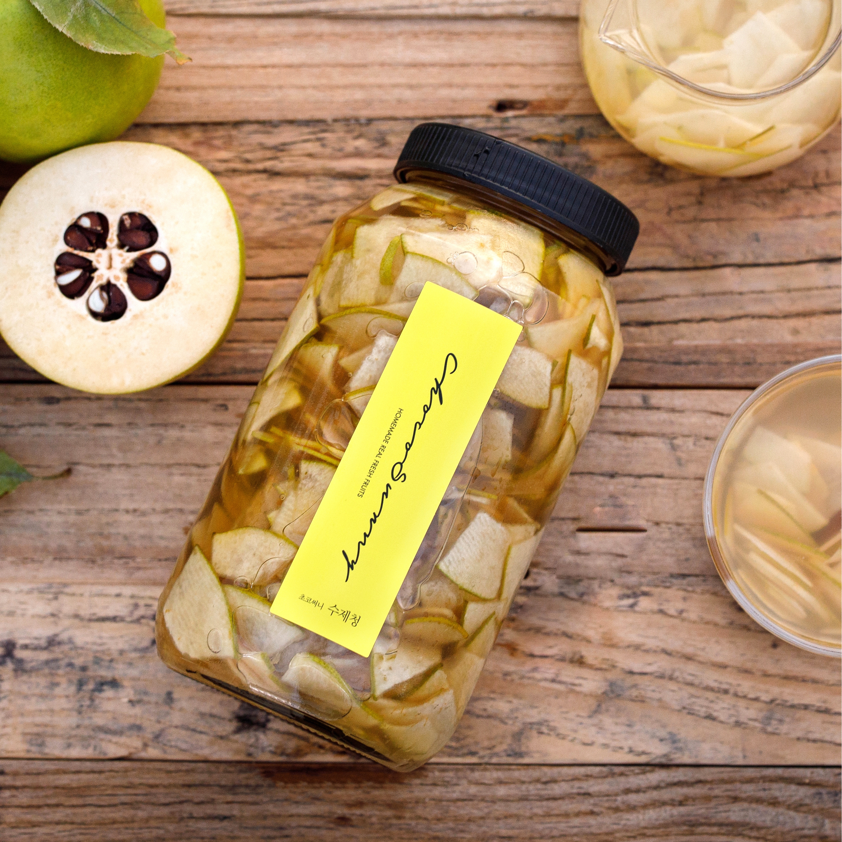 [모과청]수제청 레몬 과일청 500g 1kg 카페 에이드 답례품 부모님 명절 차 선물세트
