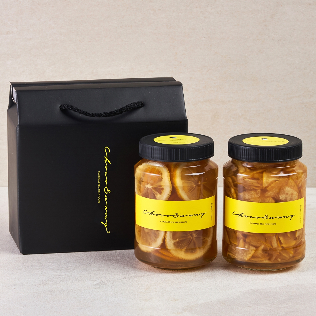 [모과청+레몬청] 수제 과일청 500g 2병 에이드 부모님 추석 명절 차 선물세트 답례품 - 상세 이미지 3
