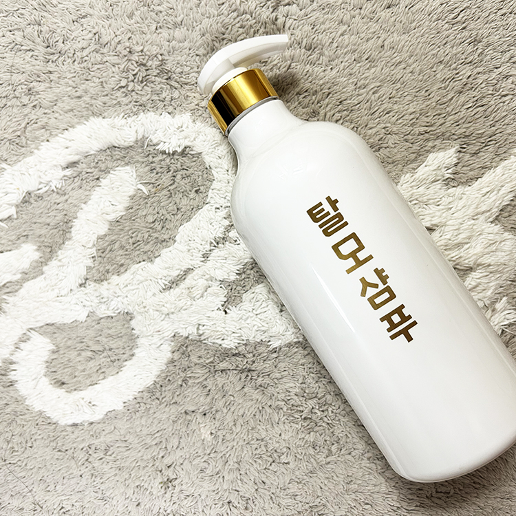 욕실디스펜서 샴푸통 바디샤워통 린스통 화이트 골드 500ml 1000ml - 상세 이미지 3