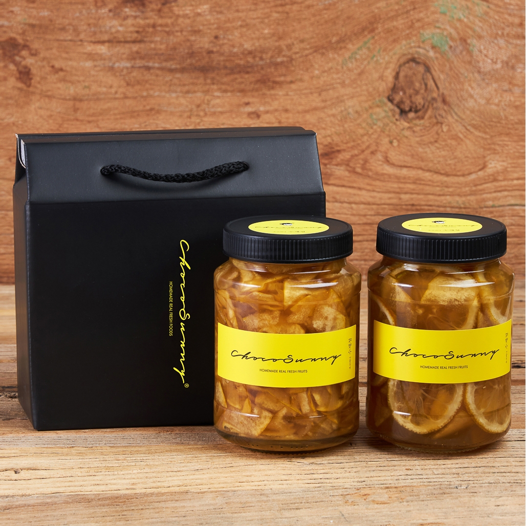 [모과청+모과레몬청] 수제 과일청 500g 2병 부모님선생님 추석명절 차 선물세트 답례품 - 상세 이미지 3