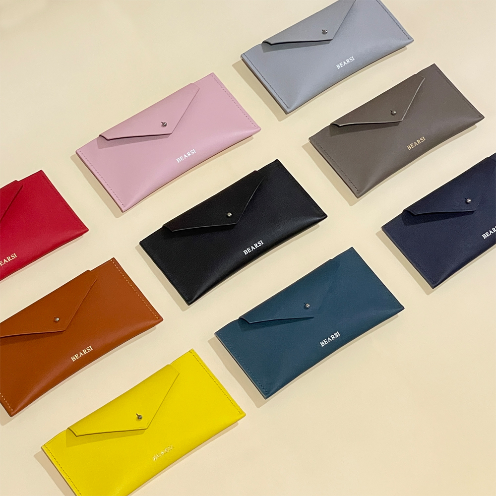 보엔시아 사피아노 엡송 천연 가죽 용돈봉투 이니셜 여행 골프 지폐 수제 현금지갑 제품 이미지