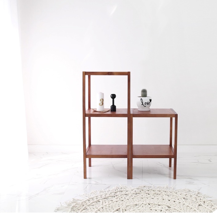 작은 트로피 진열장 수석 장식장 3단 콘솔 현관 복도 장식장