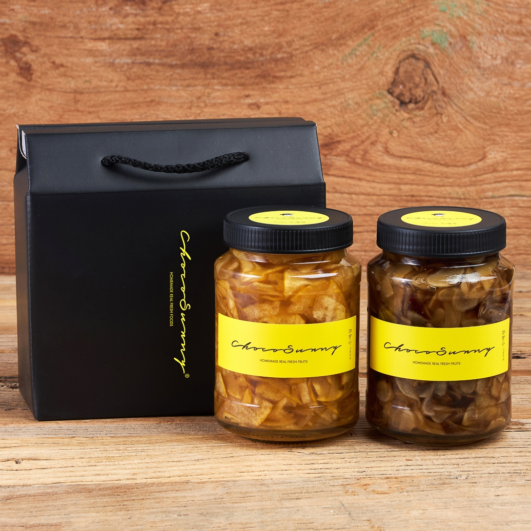 [모과청+대추생강청] 수제 과일청 500g 2병 부모님 선생님 명절 차 선물세트 답례품 - 상세 이미지 3