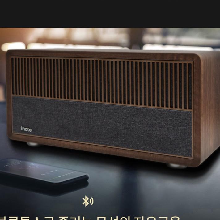 고성능 탁상용라디오 레트로 우드 빈티지 가정용 라디오 주방라디오 이미지 1