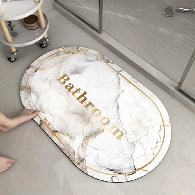 규조토 발매트 럭셔리 패턴 60x40 욕실매트 애견매트 반려동물매트 - 메인 이미지