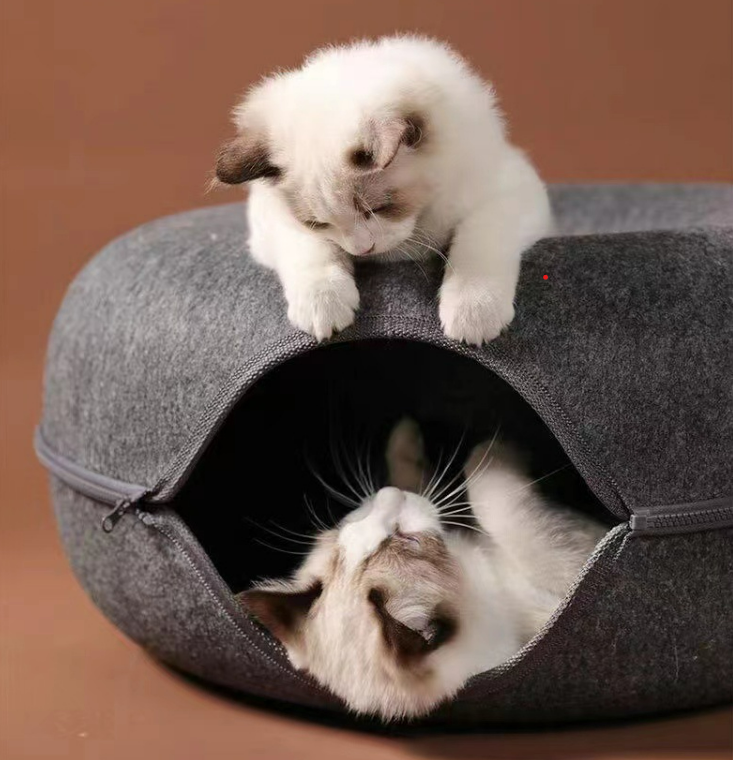 고양이 터널 숨숨집 하우스 캣터널 도넛 S 이미지 6