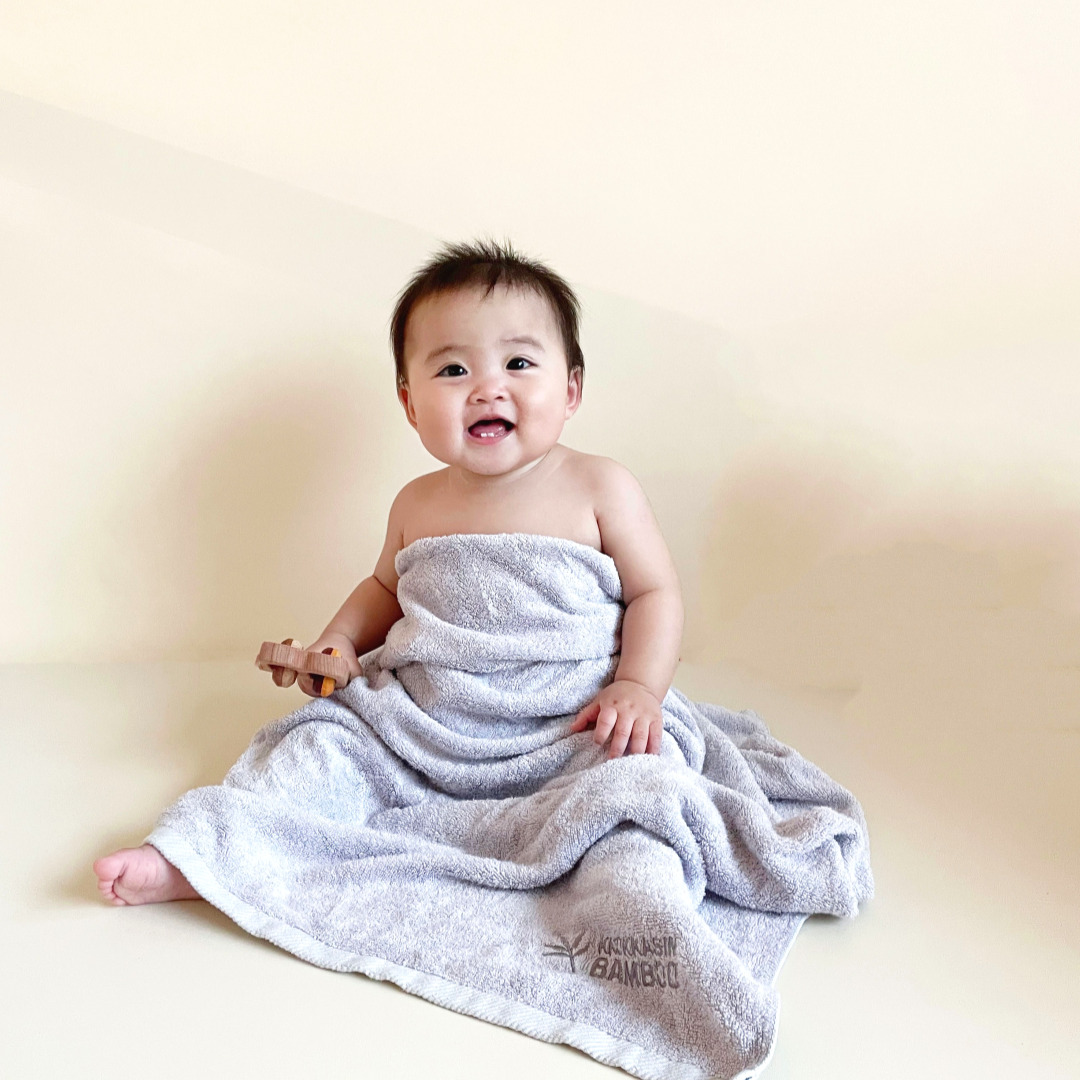 꼬까신 아기 신생아 대나무 목욕 타올 수건 85x85