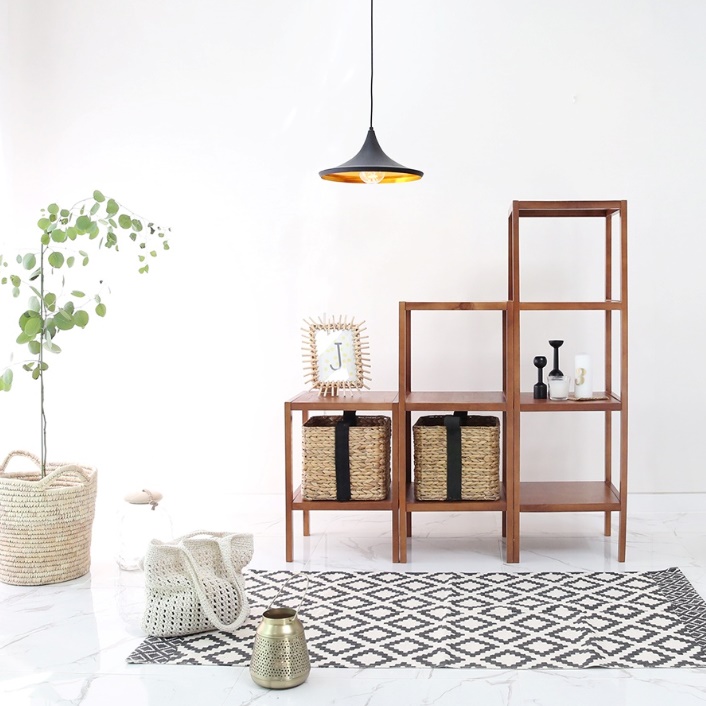 작은 트로피 진열장 수석 장식장 3단 콘솔 현관 복도 장식장