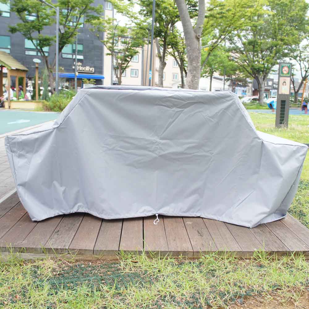 더퍼 야외 원목 벤치 테이블 방수 커버 덮개