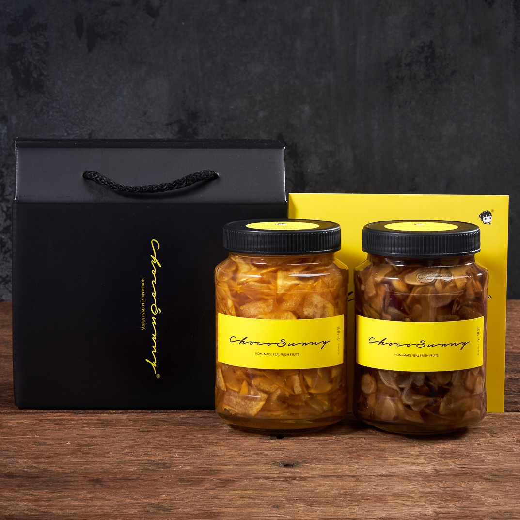 [모과청+대추생강청] 수제 과일청 500g 2병 부모님 선생님 명절 차 선물세트 답례품 - 상세 이미지 2