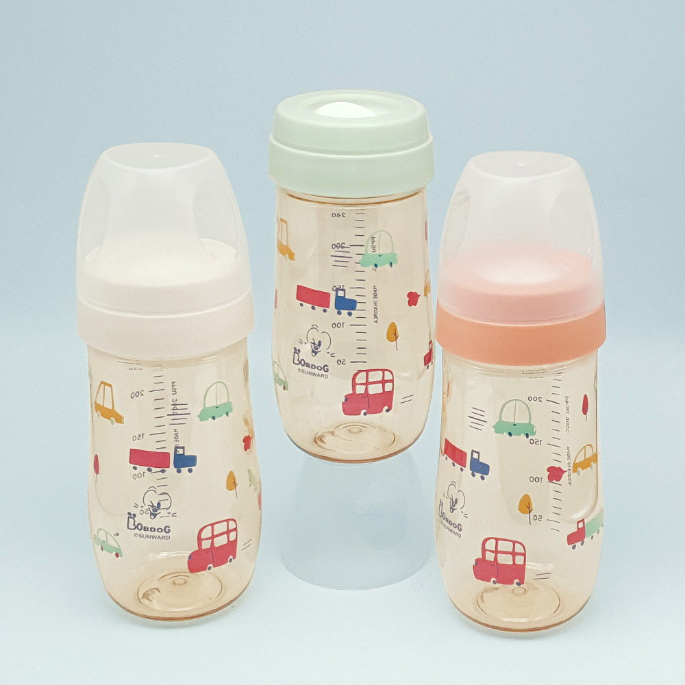 (2+1) 리틀밥독 아기젖병 PPSU 신생아젖병 더블하트 호환 300ml - 상세 이미지 5