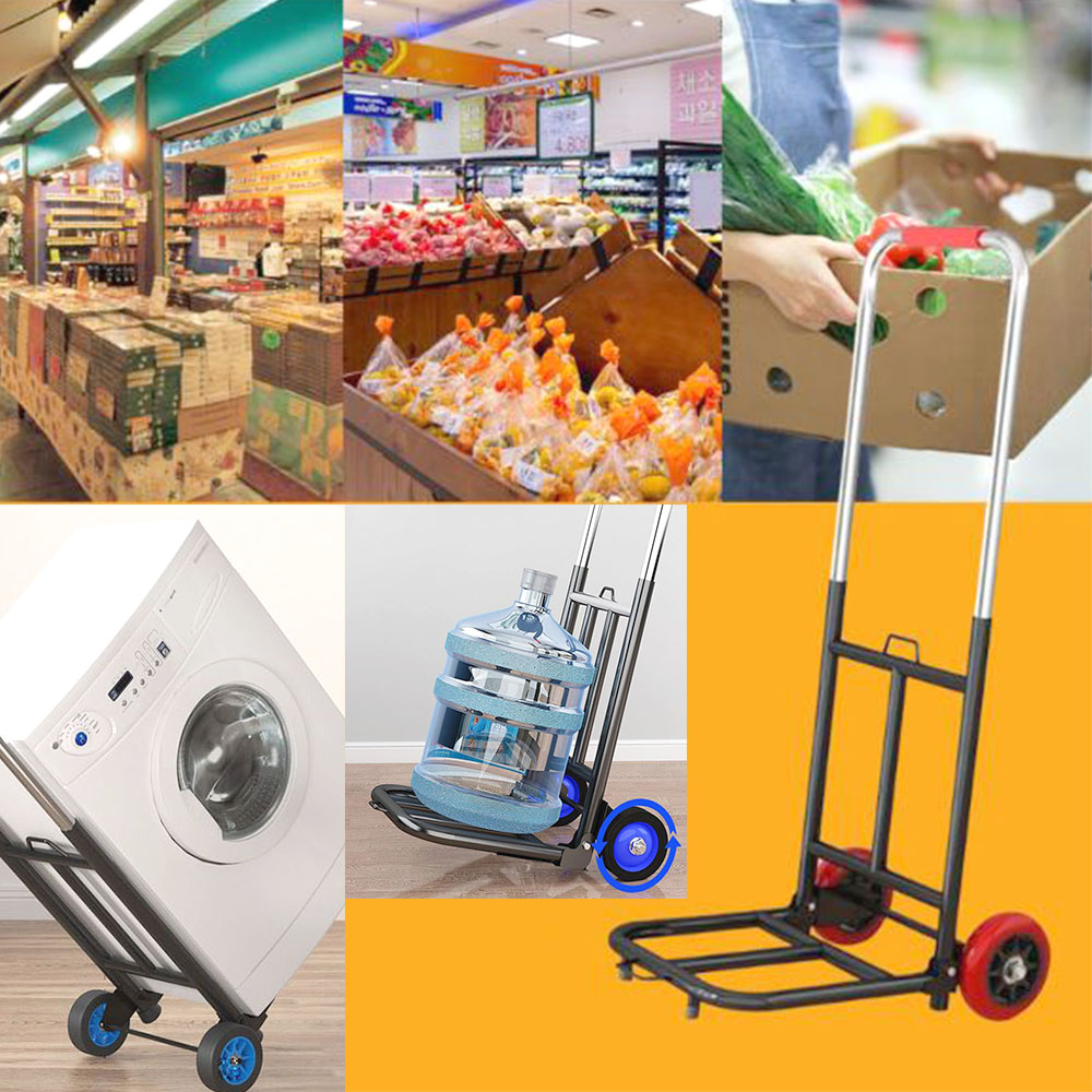 접이식 캠핑 웨건 무거운이삿짐 쇼핑 핸드캐리어 고정후크 폴딩
