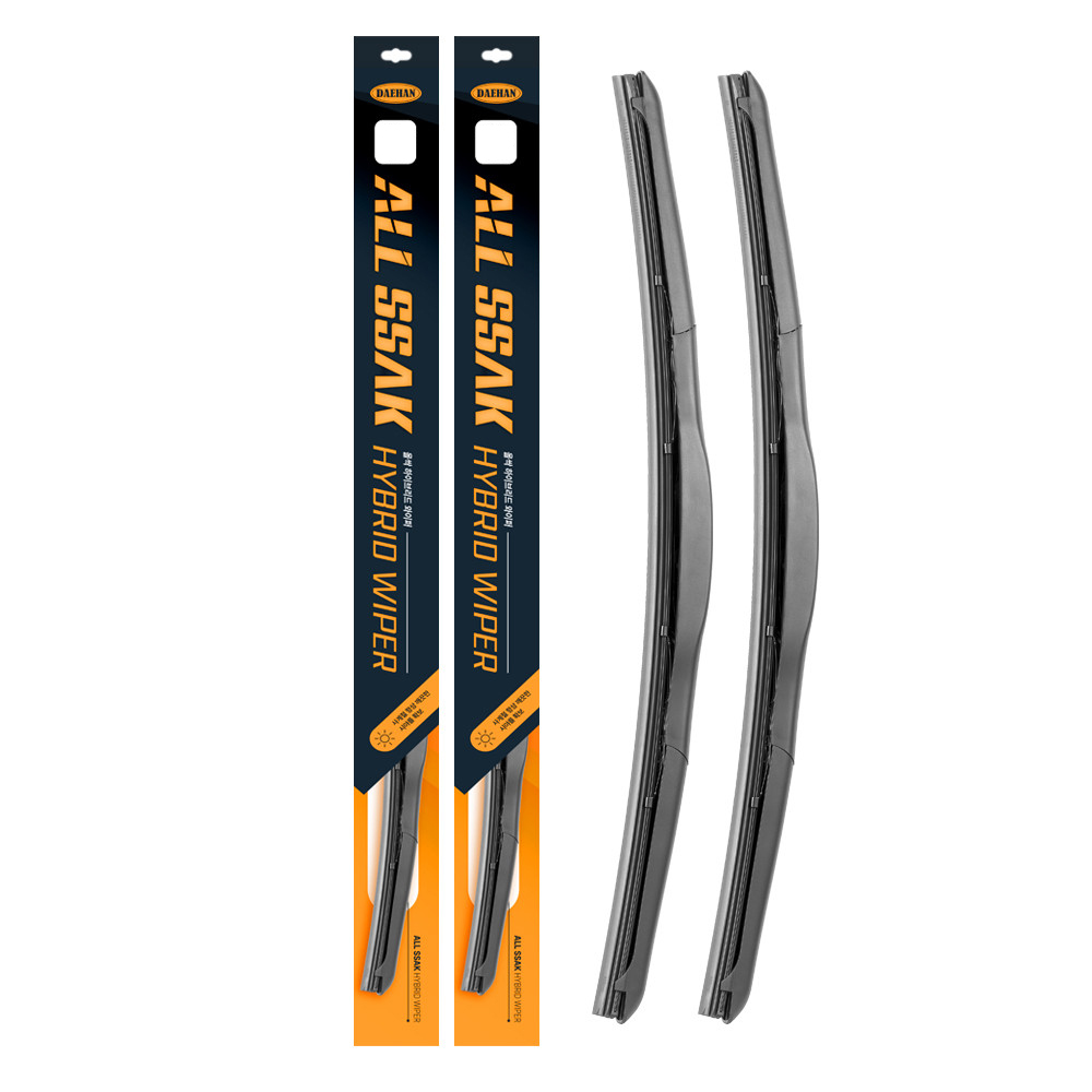 대한 올싹 하이브리드 자동차 와이퍼 운전석 조수석 1세트 650mm+450mm