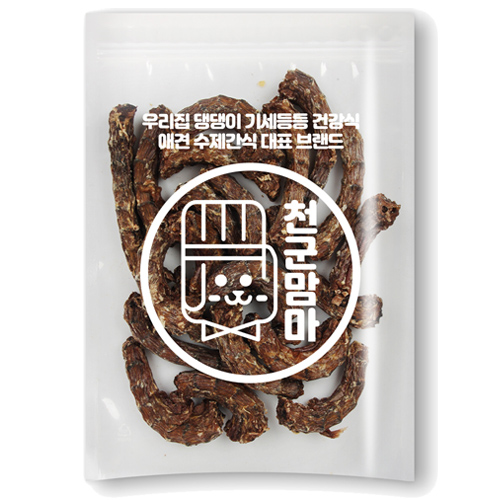 강아지수제간식 대용량 국내제조 오리긴목뼈, 500g, 1개 - 메인 이미지