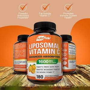 뉴트리플레어 리포좀 비타민C 1700mg 180캡슐 x 2병 세트 맛있게 먹은 솔직 후기 - 상품 이미지 4