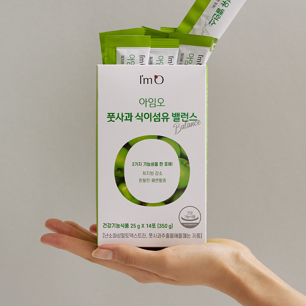 아임오 풋사과 식이섬유  밸런스 1박스 14포 - 상세 이미지 2