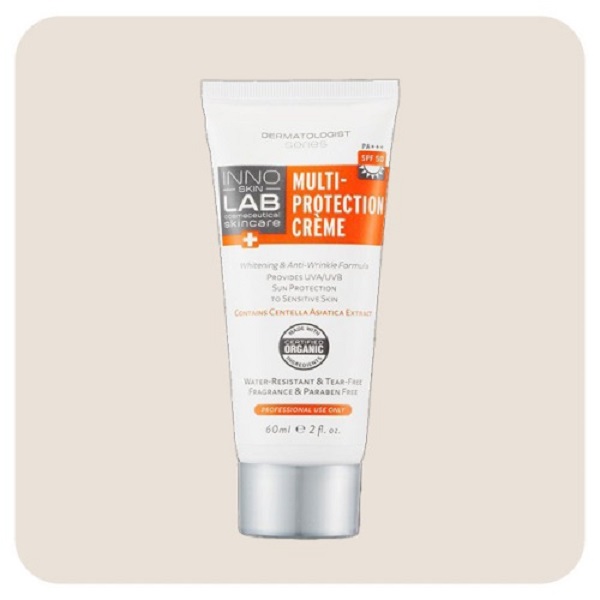 이노스킨랩 멀티프로텍션 SPF50+ PA+++ 저자극 선크림 60ml 피부과선크림 유기농 - 상품 이미지
