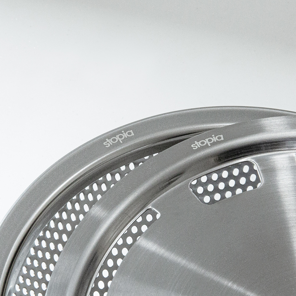 스토피아 304 올스텐 배수구망 거름망 1개+커버 1개 세트 국내생산 음식물 싱크대망