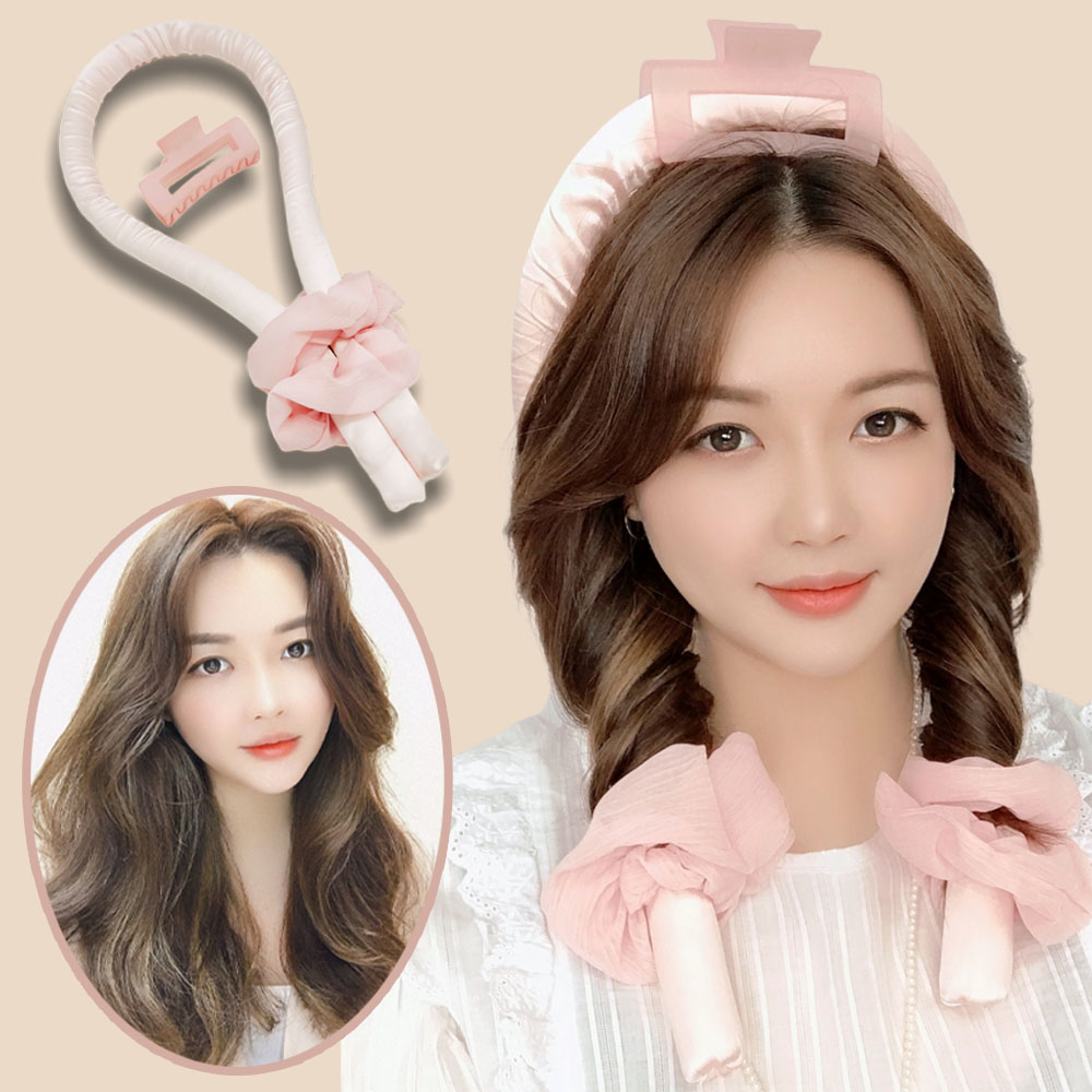 튜브컬 틱톡헤어롤 여자 뿌리볼륨펌 집게 그루프 구르프 셀프파마 - 상품 이미지