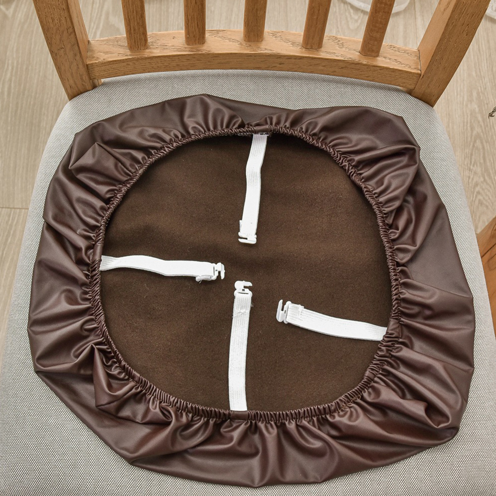 새것처럼 가죽 의자커버 천갈이 덮개 리폼 화장대 식탁의자 커버