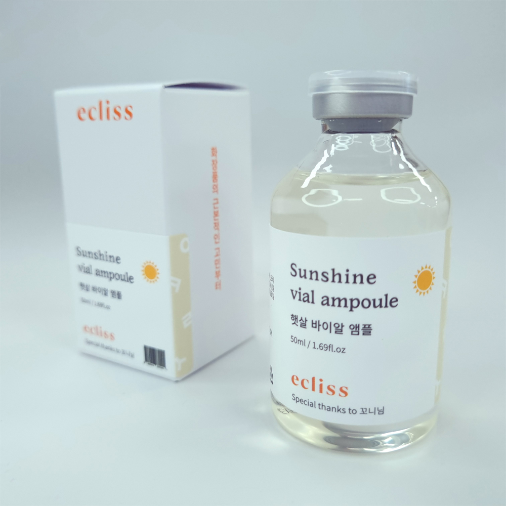 햇살 바이알 앰플 50ml 에클리스 미백 기미잡티케어 앰플 나이아신아마이드 알부틴 - 상세 이미지 4