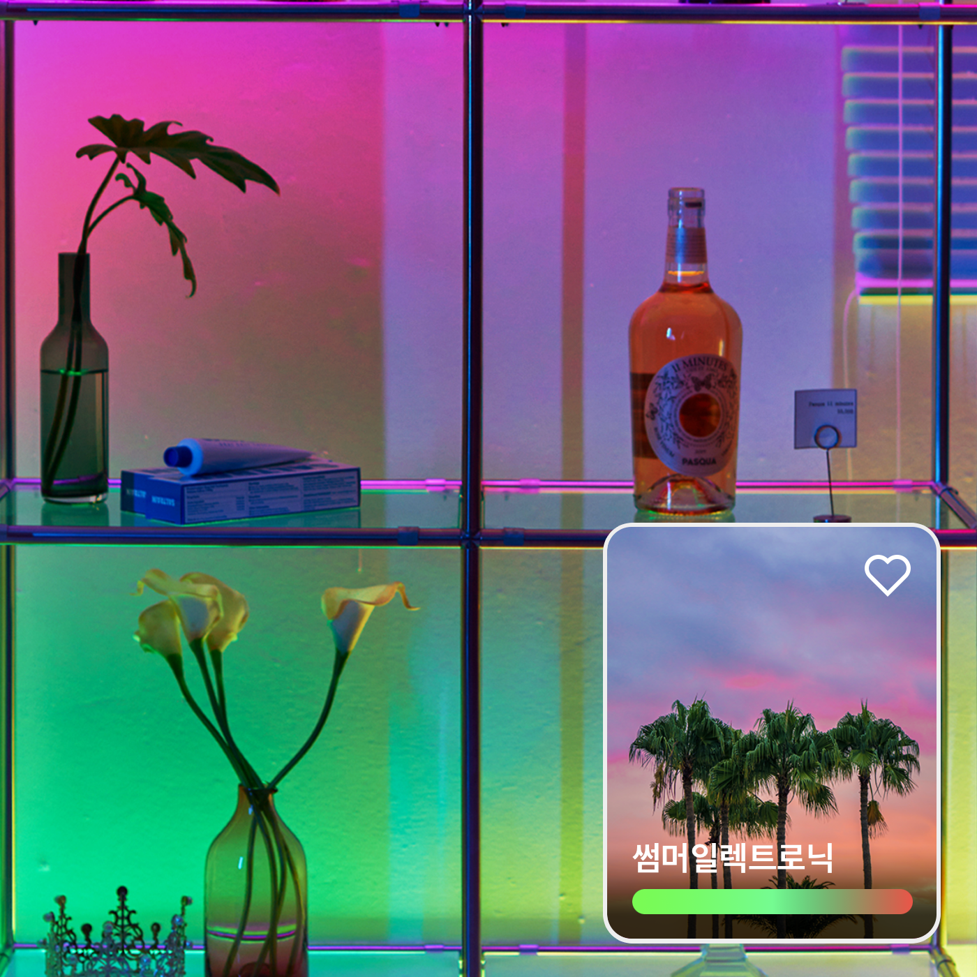 스마트 무드등 RGB LED 네온 바 조명 / 무딕스 바이브폴 Pro 120 기본팩 블루투스 - 상세 이미지 3