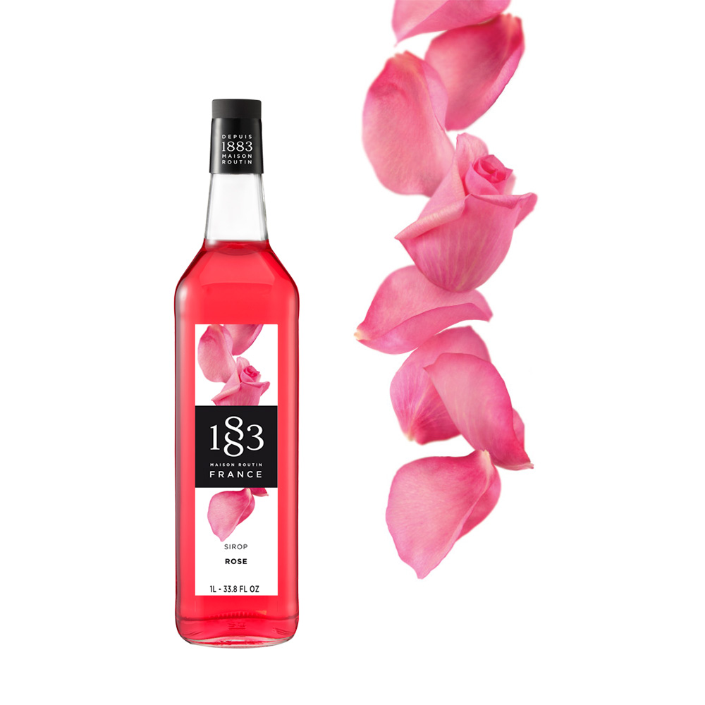 1883 로즈 시럽 1L 펌프구매가능 에이드시럽 카페시럽 칵테일시럽 : Barmade