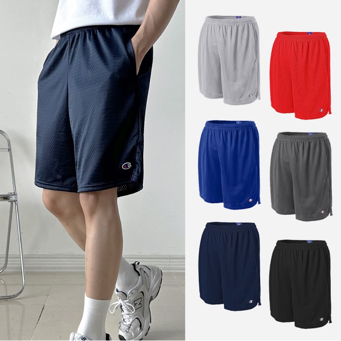 챔피온 메쉬 트레이닝 운동 반바지 숏츠