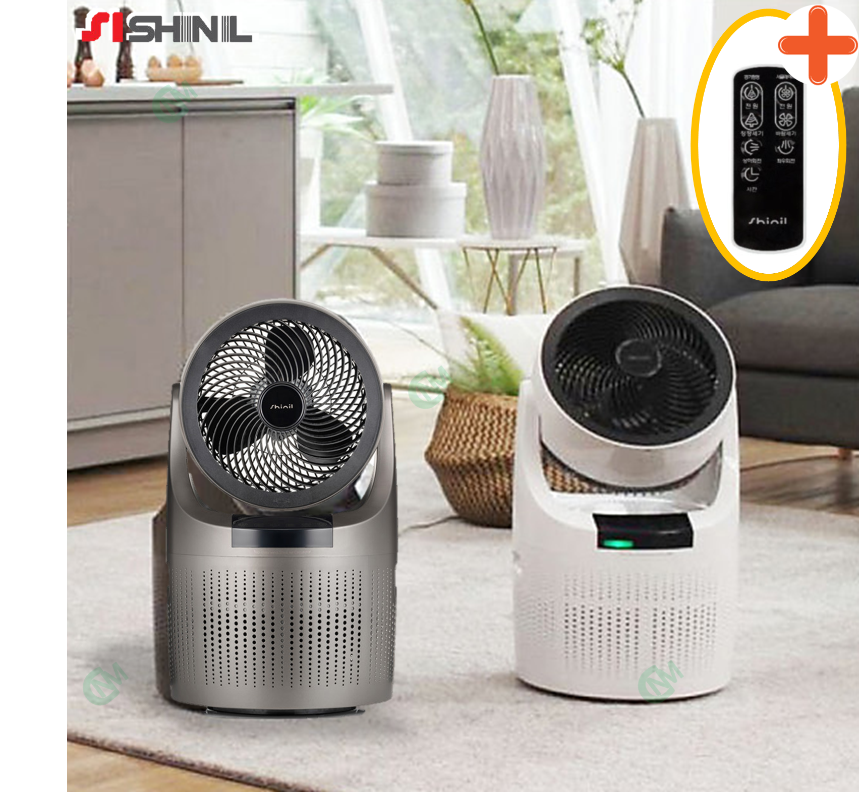 신일 써큘 레이터 리모컨 서큘 팬 에어 무소음